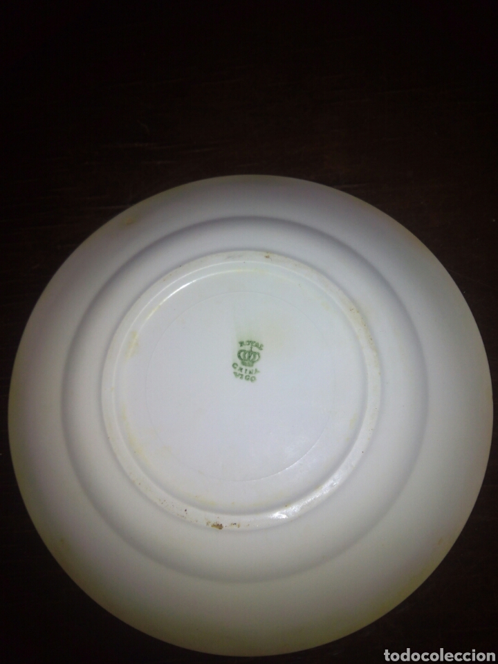 Antig&uuml;edades: Plato postre Royal China Vigo - Foto 3