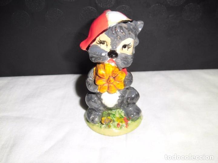 Antig&uuml;edades: DIVERTIDO GATITO DE MADERA - Foto 1
