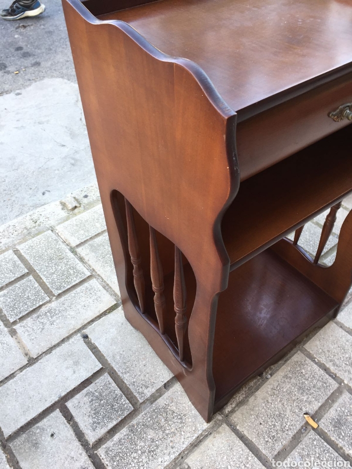 Antig&uuml;edades: MESA AUXILIAR TELEFONO - Foto 5