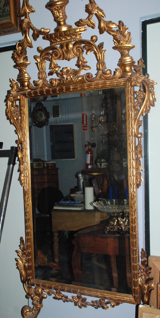 Antig&uuml;edades: MUY BONITO ESPEJO DE MADERA - Foto 9