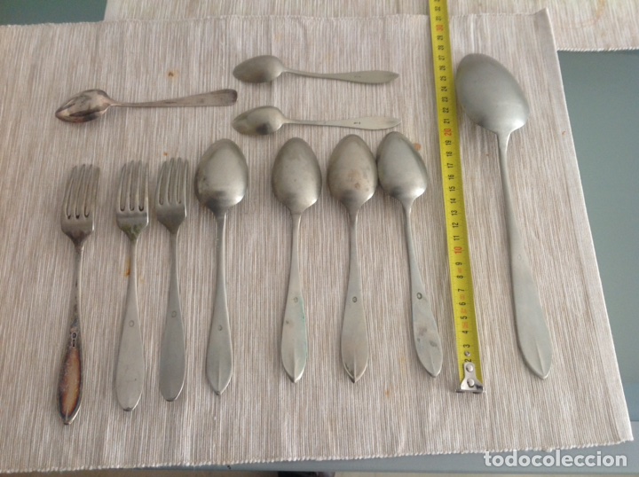 Antig&uuml;edades: Lote cubiertos varios - Foto 2