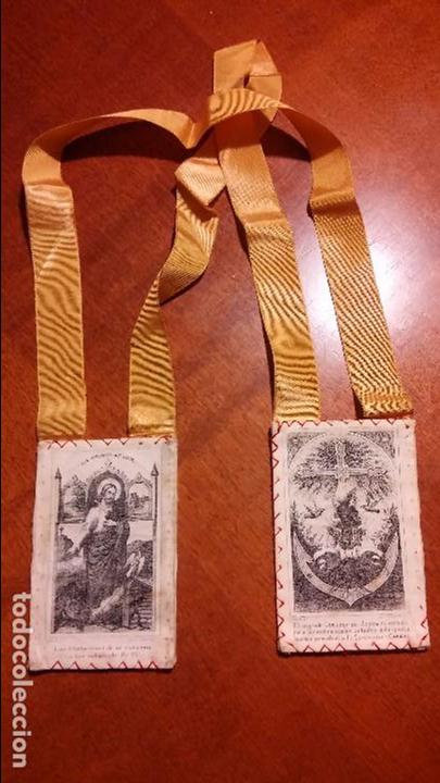 Antig&uuml;edades: Escapulario del Sagrado Coraz&oacute;n - Foto 1