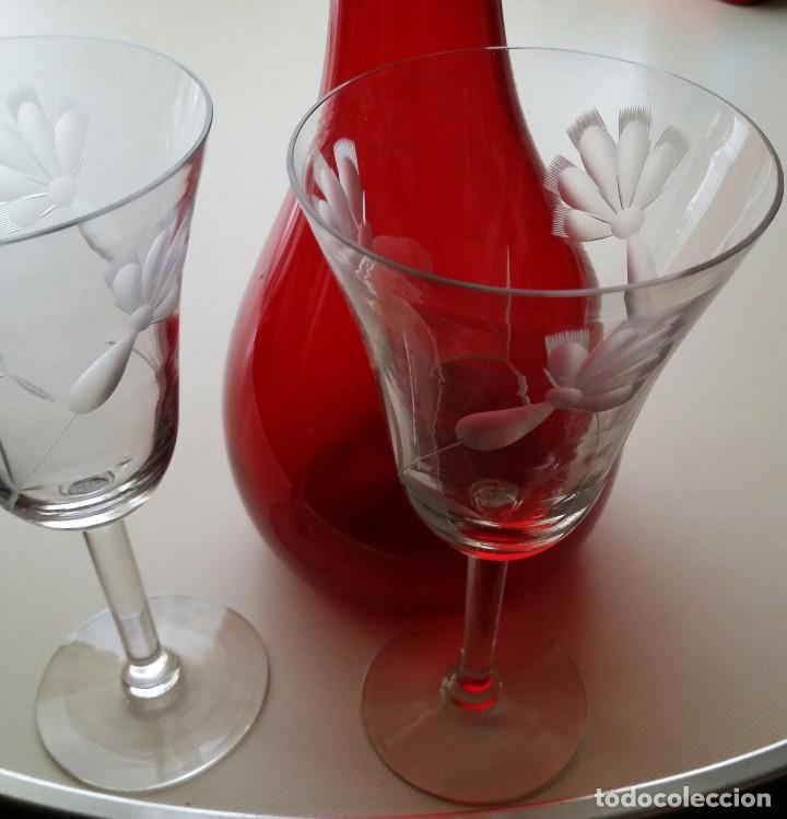 Antig&uuml;edades: PAREJA DE COPAS CRISTAL TALLADO - Foto 3