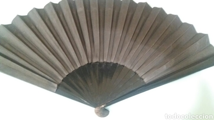 Antig&uuml;edades: ABANICO ANTIGUO NEGRO - Foto 2