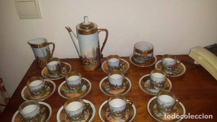 Antig&uuml;edades: antiguo juego de cafe de limoges - Foto 2