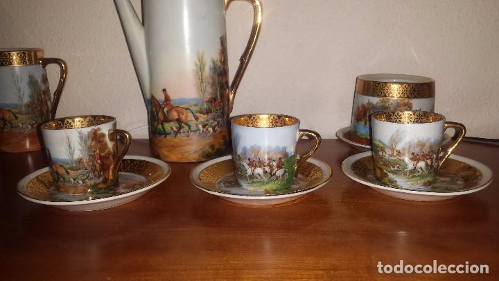 Antig&uuml;edades: antiguo juego de cafe de limoges - Foto 5