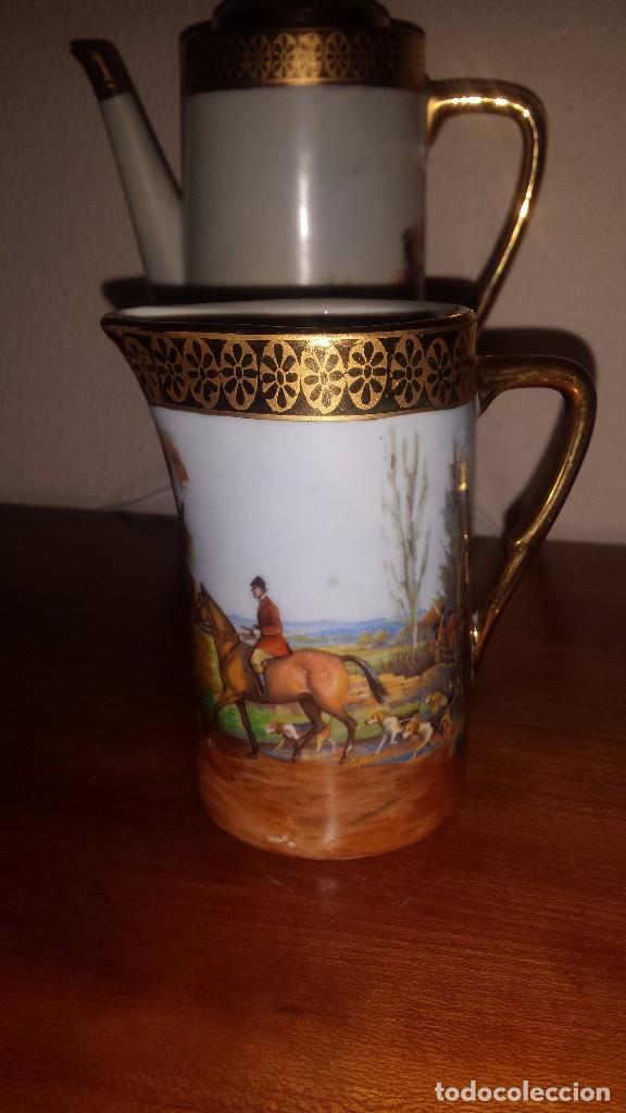 Antig&uuml;edades: antiguo juego de cafe de limoges - Foto 8