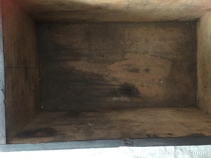 Antig&uuml;edades: ANTIGUA CAJA MALET&Iacute;N EN MADERA - Foto 8