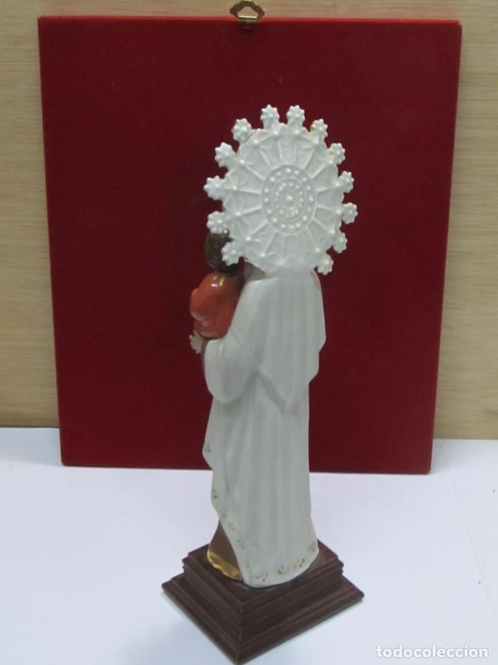 Antig&uuml;edades: FIGURA DE LA VIRGEN DEL CARMEN - Foto 2