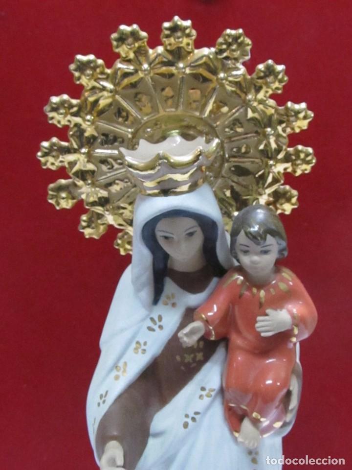 Antig&uuml;edades: FIGURA DE LA VIRGEN DEL CARMEN - Foto 3