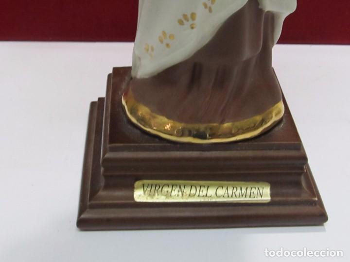 Antig&uuml;edades: FIGURA DE LA VIRGEN DEL CARMEN - Foto 4