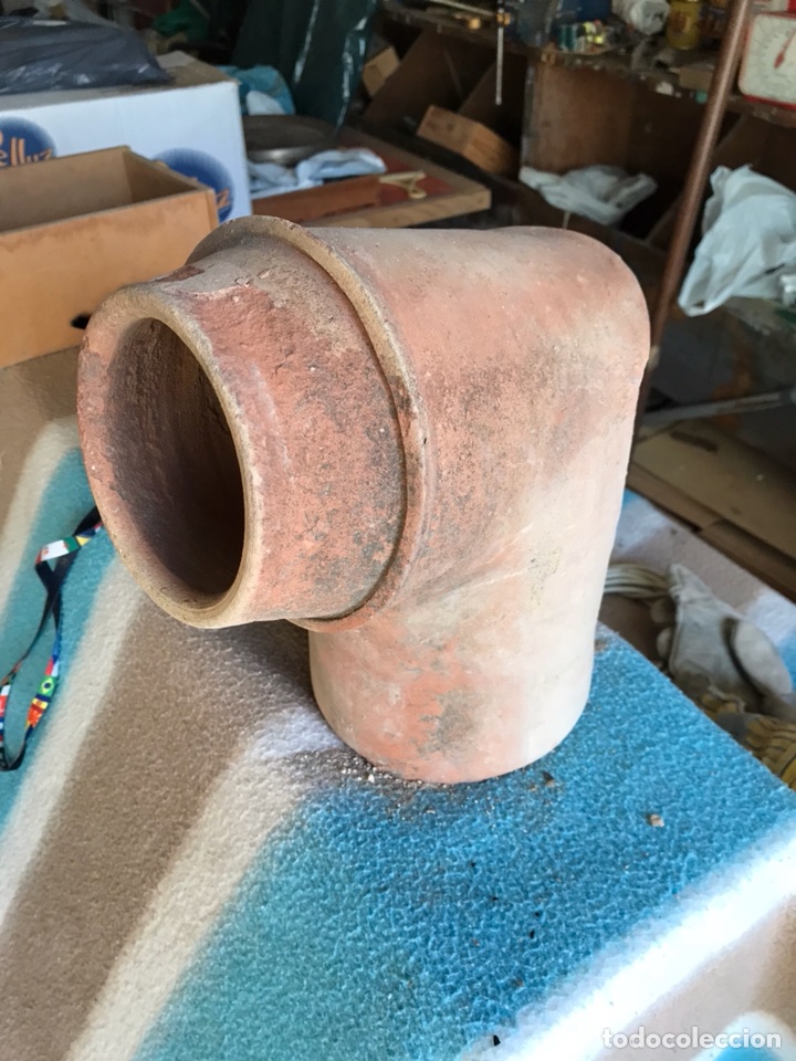 Antiquit&eacute;s: ANTIGUA TUBERIA DE TERRACOTA, HECHA A MANO 7