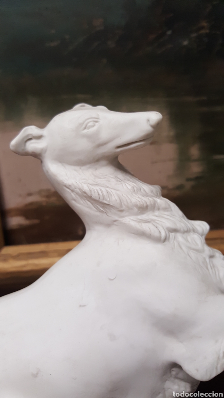 Antig&uuml;edades: Escultura perros en biscuit - Foto 4