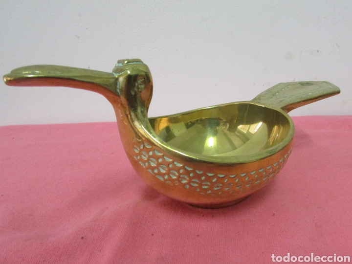 Antiquit&eacute;s: Pato de bronce (restaurado) portamonedas