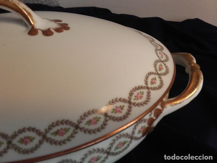 Antig&uuml;edades: Sopera porcelana Limoges - Foto 2