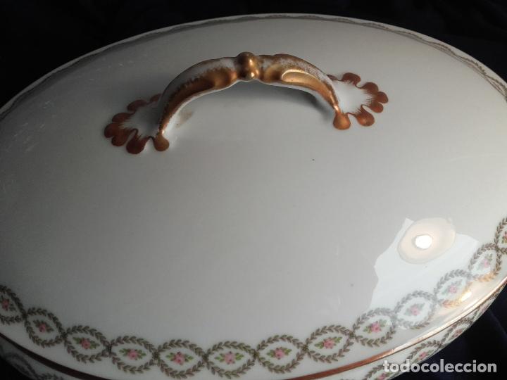 Antig&uuml;edades: Sopera porcelana Limoges - Foto 4