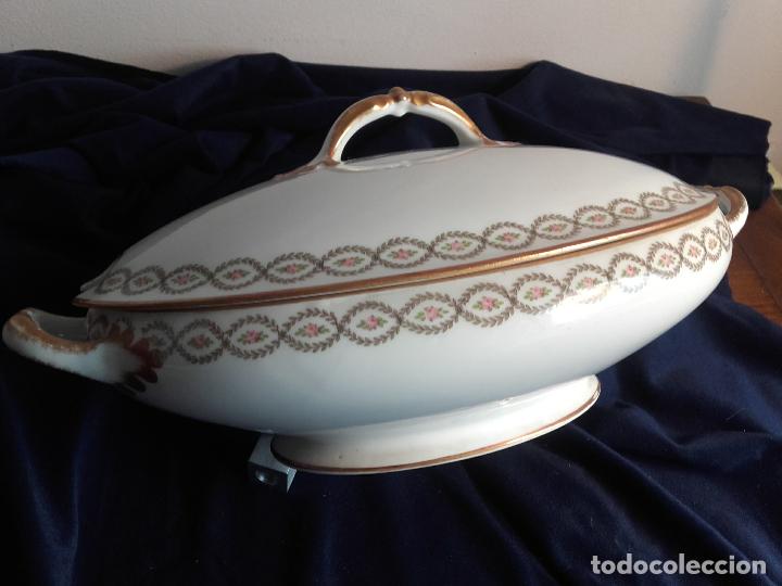 Antig&uuml;edades: Sopera porcelana Limoges - Foto 5