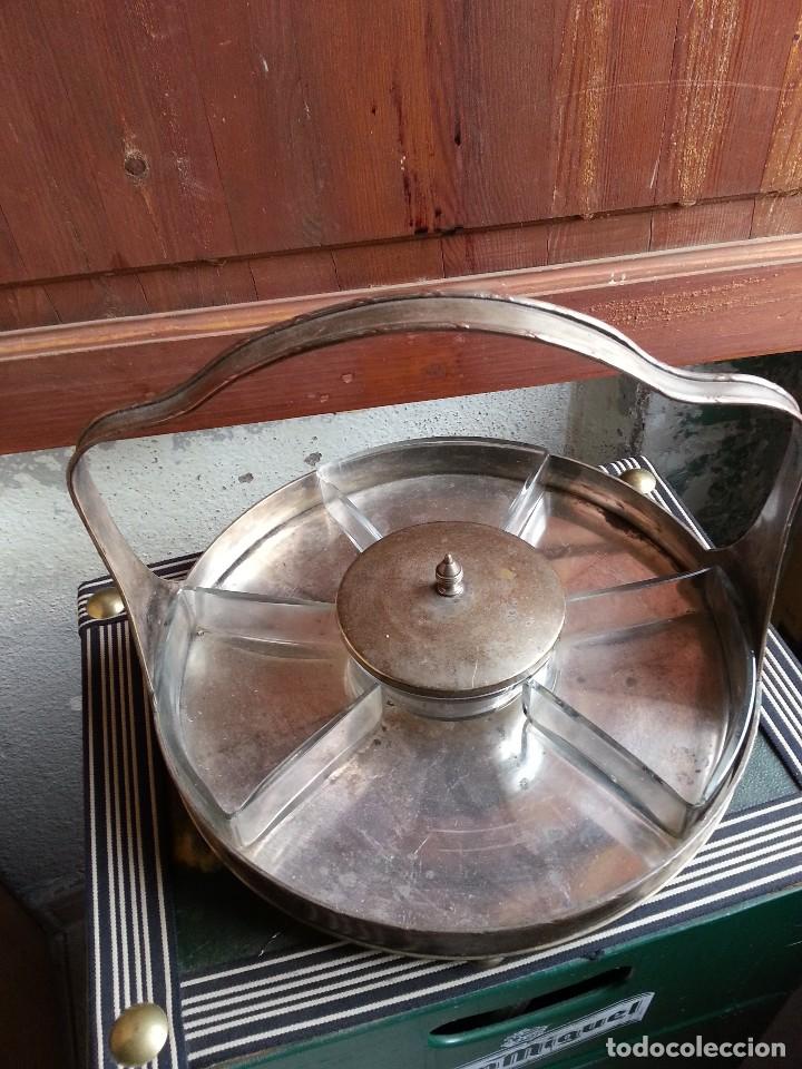 Antig&uuml;edades: CENTRO DE MESA - BANDEJA . - Foto 1