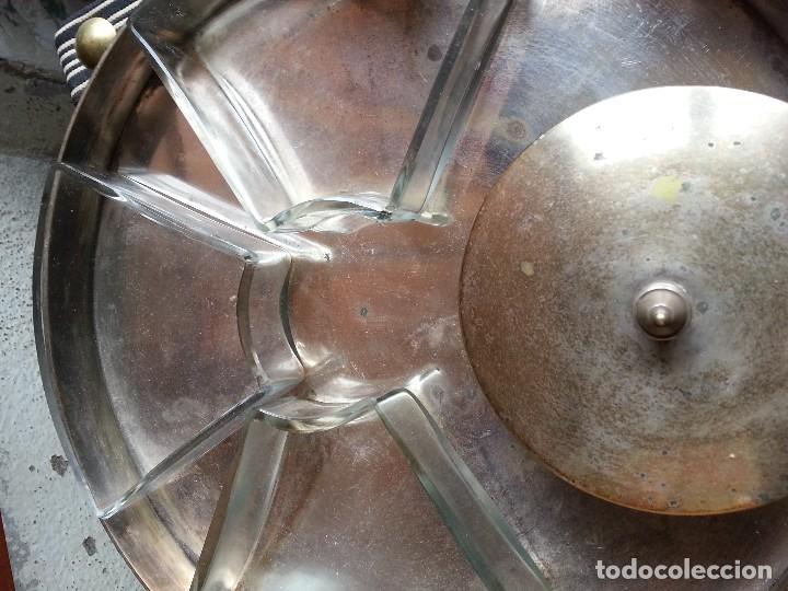 Antig&uuml;edades: CENTRO DE MESA - BANDEJA . - Foto 4