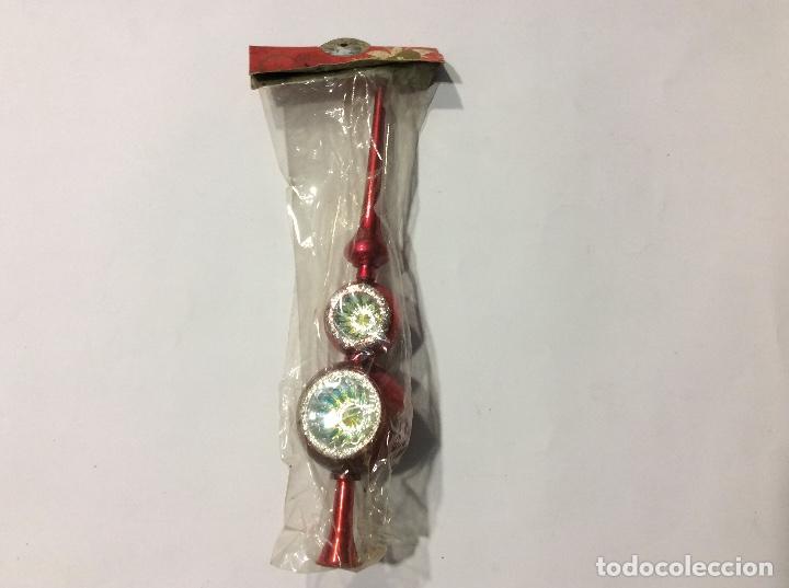 Antig&uuml;edades: PUNTA PARA &Aacute;RBOL A&Ntilde;OS 70 HECHO EN ESPA&Ntilde;A DOBLE ROJA