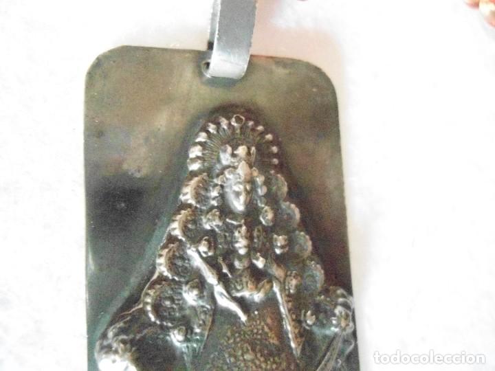 Antig&uuml;edades: ORIGINAL MEDALLA DE PLATA DE LA VIRGEN DEL ROCIO - Foto 5