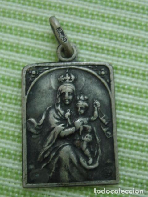 Antig&uuml;edades: Antigua medalla de la Virgen del Pilar - Foto 1