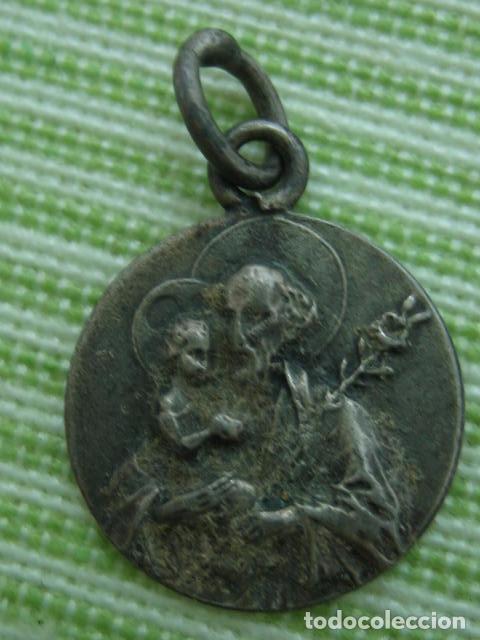 Antig&uuml;edades: Antigua medalla de San Cristobal - Foto 1