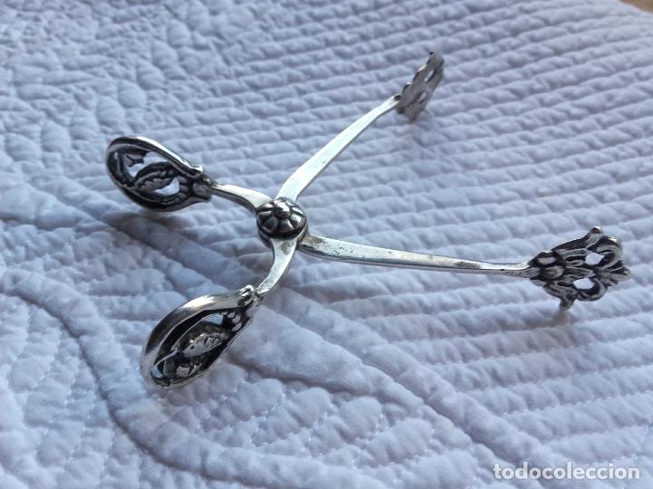 Antig&uuml;edades: Pinzas azucar de plata - Foto 1