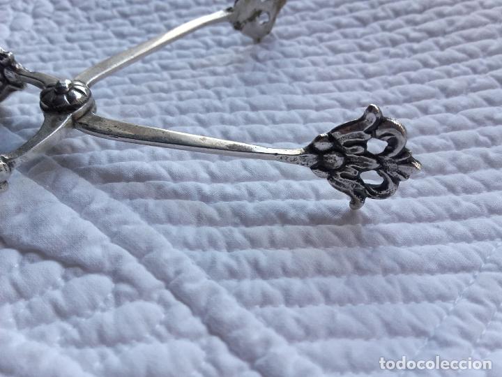 Antig&uuml;edades: Pinzas azucar de plata - Foto 3