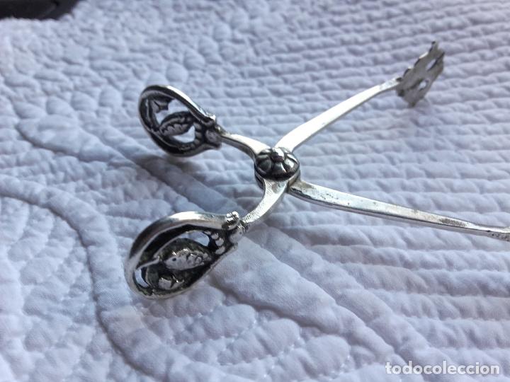 Antig&uuml;edades: Pinzas azucar de plata - Foto 5