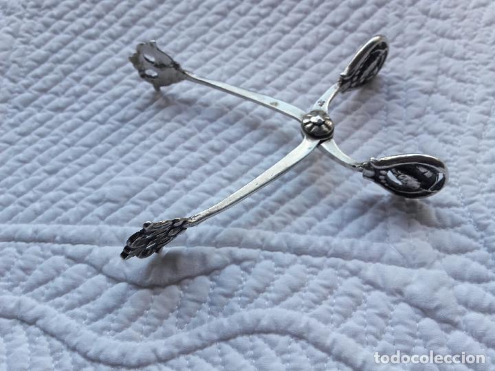 Antig&uuml;edades: Pinzas azucar de plata - Foto 6