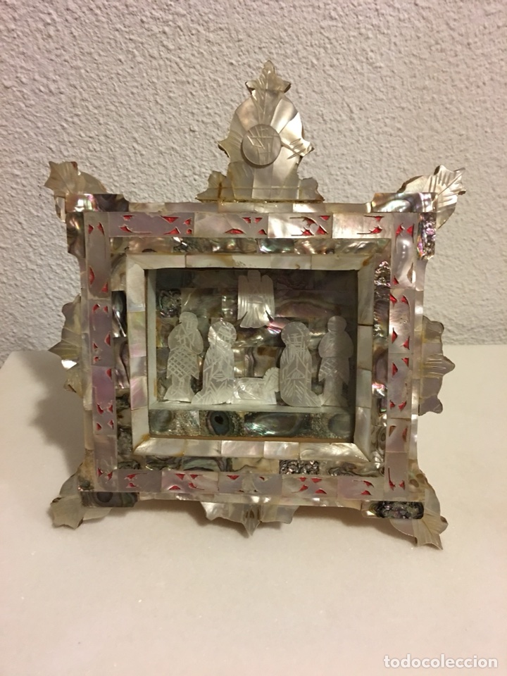 Antig&uuml;edades: Cuadro nacimiento de n&aacute;car. - Foto 1