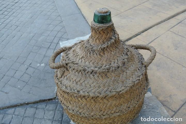 Antig&uuml;edades: DAMAJUANA FORRADA CON ESPARTO - Foto 1