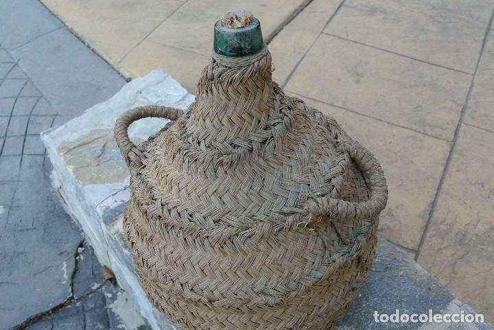 Antig&uuml;edades: DAMAJUANA FORRADA CON ESPARTO - Foto 2