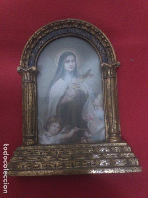 Antig&uuml;edades: ANTIGUA IMAGEN DE LA VIRGEN EN MADERA - Foto 1