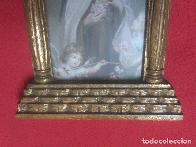 Antig&uuml;edades: ANTIGUA IMAGEN DE LA VIRGEN EN MADERA - Foto 3