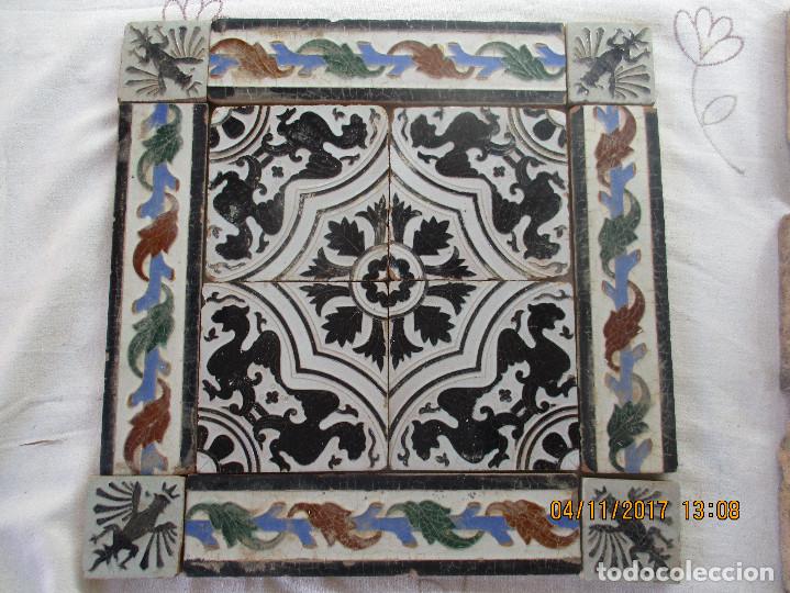 Antig&uuml;edades: Composicion de azulejos de Mensaque (Triana) - Foto 1