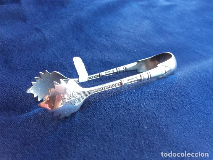 Antig&uuml;edades: Pinzas azucar de plata - Foto 2