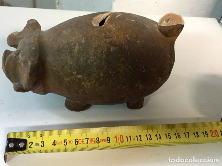 Antig&uuml;edades: Antigua hucha cerdito - Foto 2