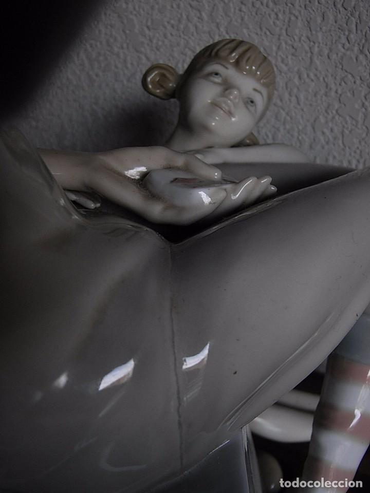 Antig&uuml;edades: PAYASO CON NI&Ntilde;A, LLADRO, 41 CMS. - Foto 11