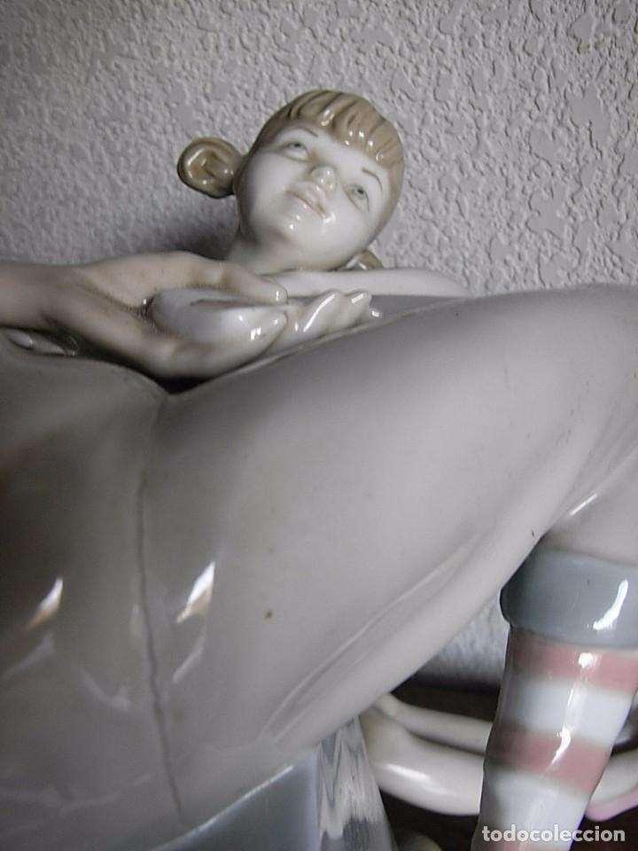 Antig&uuml;edades: PAYASO CON NI&Ntilde;A, LLADRO, 41 CMS. - Foto 12