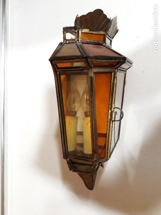 Antig&uuml;edades: FAROL CRISTALES COLORES - Foto 2