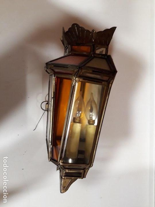 Antig&uuml;edades: FAROL CRISTALES COLORES - Foto 3