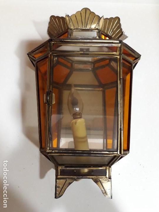 Antig&uuml;edades: FAROL CRISTALES COLORES - Foto 1