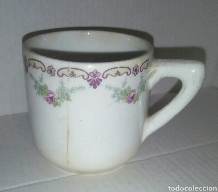 Antig&uuml;edades: Taza porcelana - Foto 2