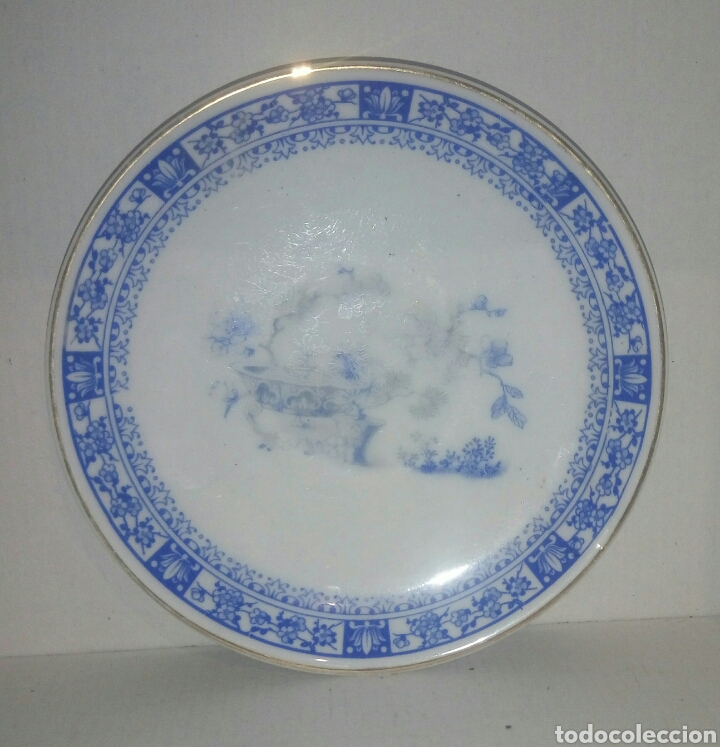Antig&uuml;edades: Plato porcelana - Foto 1