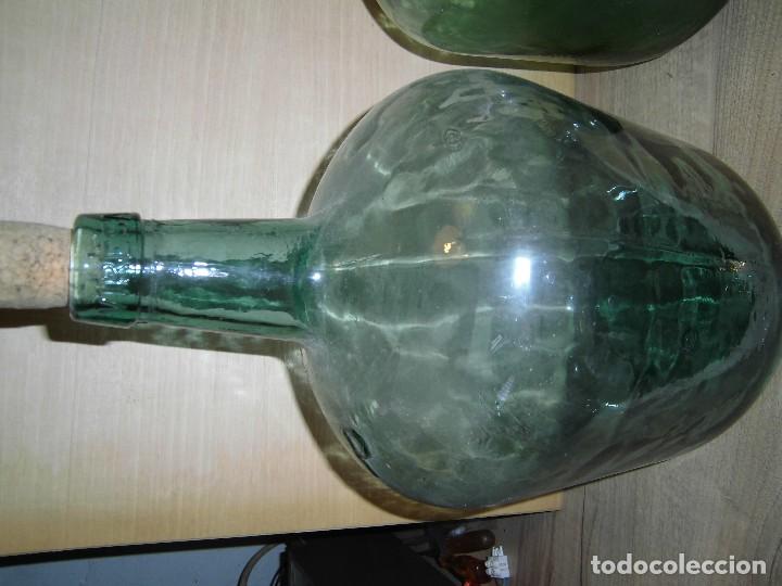 Antig&uuml;edades: damajuanas de cristal - Foto 2