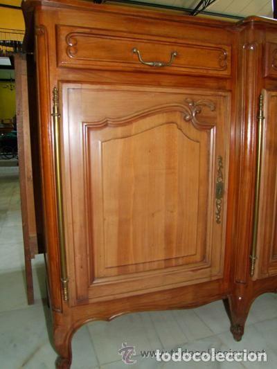 Antig&uuml;edades: BUFET/APARADOR LUIS XV,CEREZO REF.6157 - Foto 5
