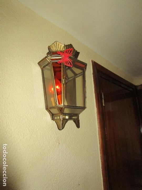 Antig&uuml;edades: FAROL CRISTALES COLORES - Foto 7