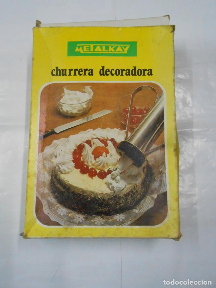 Antig&uuml;edades: CHURRERA DECORADORA METALKAY. Car50 - Foto 2